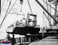 SRN6 being transported